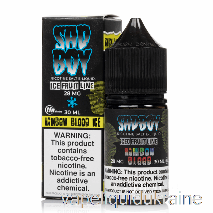 Vape Liquid Ukraine ICE Rainbow Blood - Sadboy Salts - 30mL 28mg